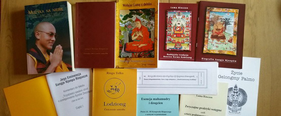 Przykładowe publikacje Związku Buddyjskiego Bencien Karma Kamtsang
